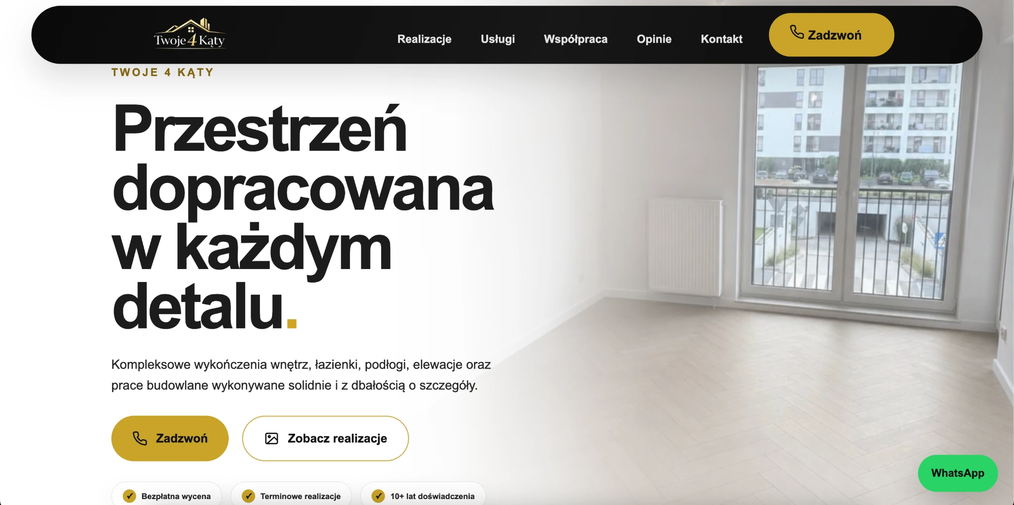 Twoje 4 Kąty — widok strony